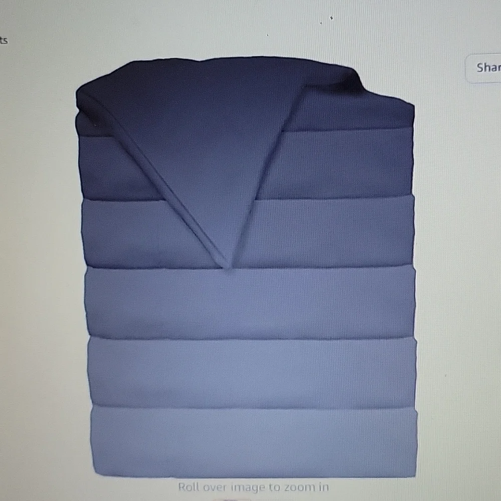 GLAREA MICROFIBER FLAT SHEETS 6 Pack Queen Gray Hypoallergenic New